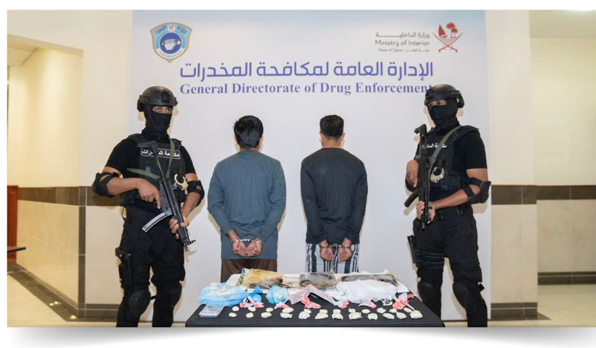 Two arrested for dealing drugs using 'geographical coordinates'